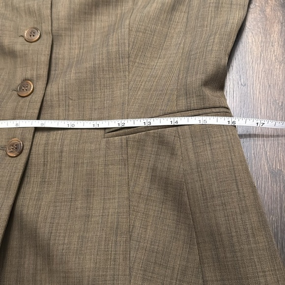 🟠 VERSAI 2PC BROWN BUSINESS SUIT SIZE 8 - Picture 10 of 12